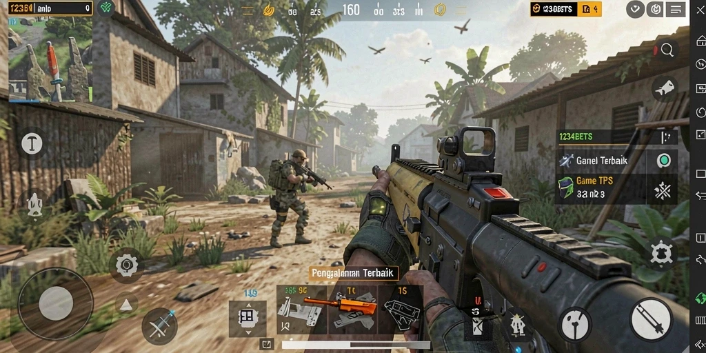 Tampilan gameplay menarik dari 1234BETS dengan aksi TPS yang mendebarkan.