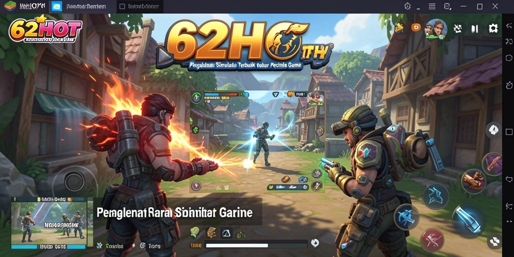Screenshot utama 62HOT menampilkan momen gameplay seru dan interaksi antar pemain.