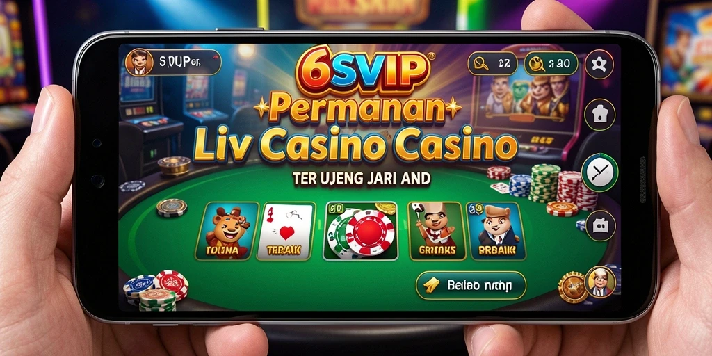 Tampilan gameplay Live Casino yang mengasyikkan dan interaktif.