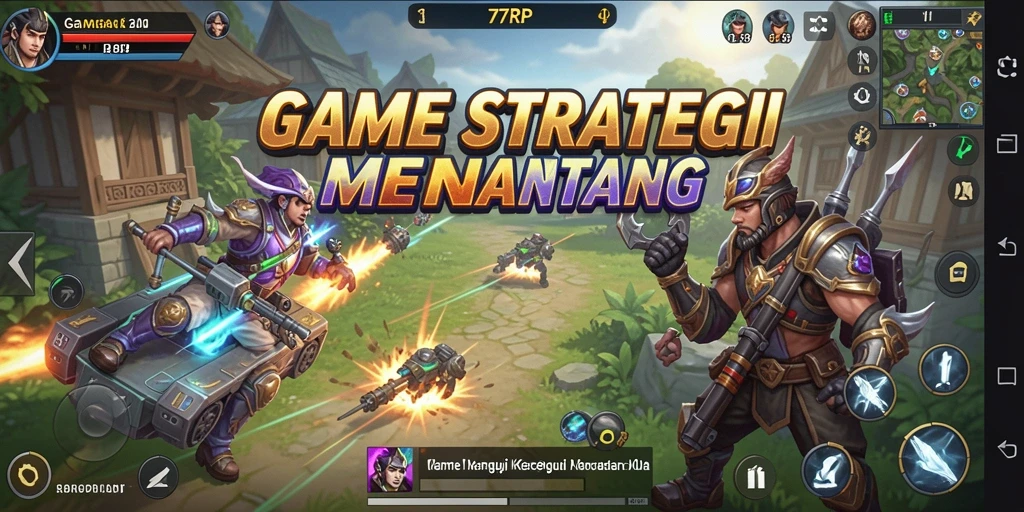 Tampilan permainan <strong>77RP</strong> yang mendebarkan dan penuh strategi.