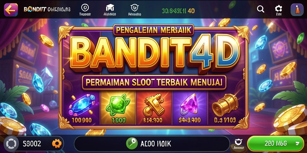 Tampilan gameplay Slot yang menarik di BANDIT4D.