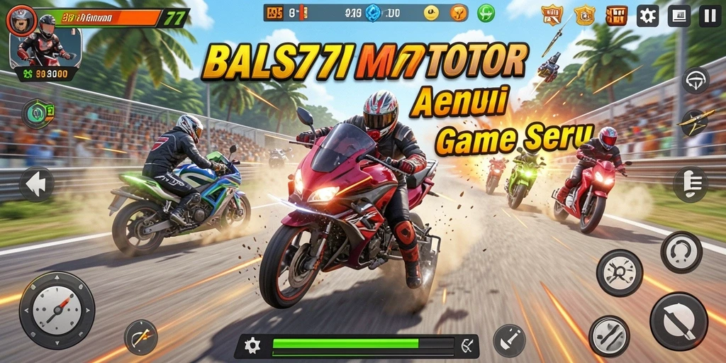 Gameplay seru balapan motor dalam BPJS777 yang menantang.