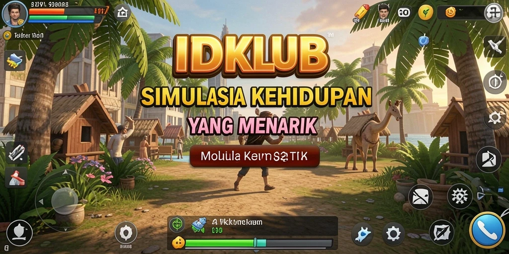 Tampilan permainan menarik di IDKLUB dengan interaksi sosial yang dinamis.