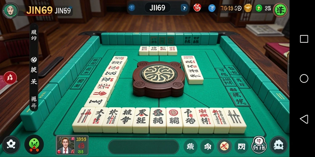 Tangkapan layar JIN69 menampilkan gameplay Mahjong yang seru dan menarik.