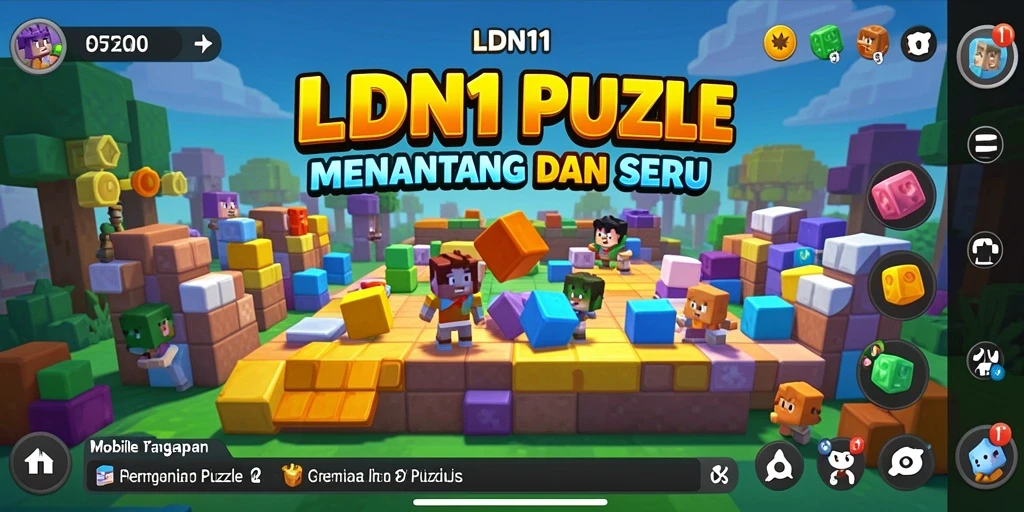Tampilan gameplay LDN11 yang menantang dan penuh warna.