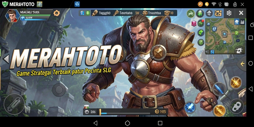 Tampilan gameplay strategis dan interaktif dalam MERAHTOTO.