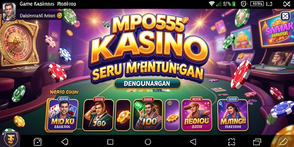 Screenshot dari gameplay MPO555 yang menampilkan aksi seru kasino.