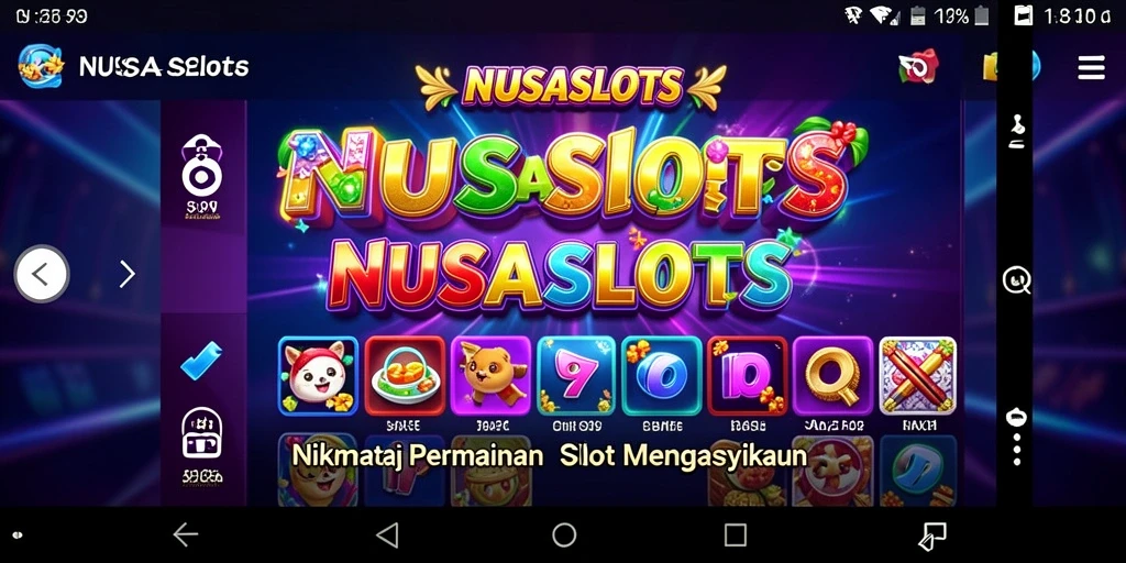 Screenshot gameplay NUSASLOTS dengan tampilan slot yang menarik.