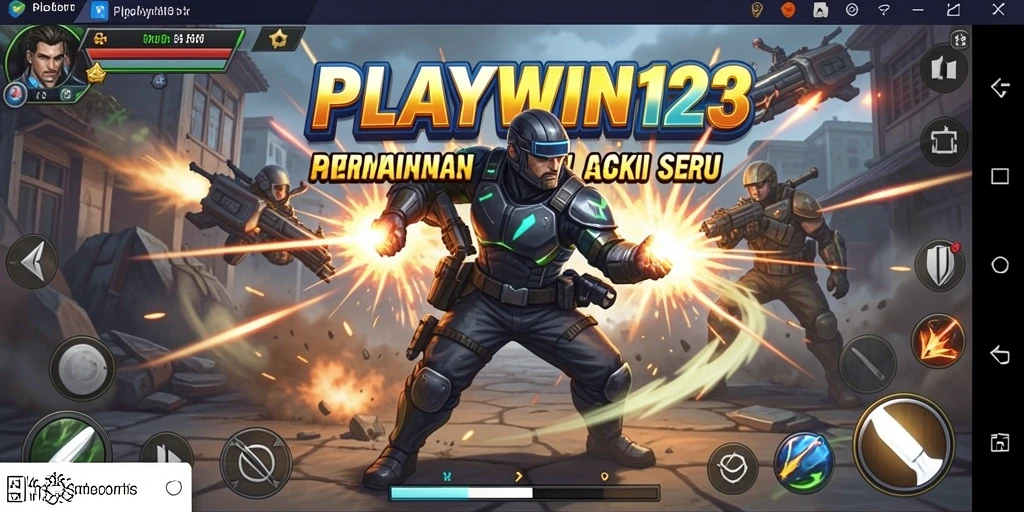 Tampilan utama gameplay PLAYWIN123 yang menegangkan dan seru.