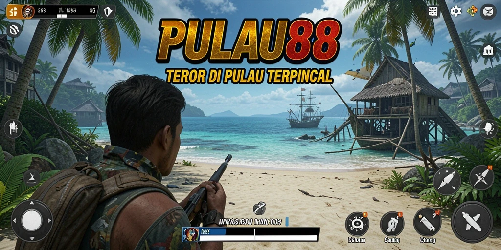 Tampilan menakutkan gameplay PULAU88 yang mencekam.