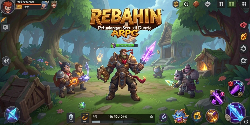 Screenshot gameplay REBAHIN menampilkan aksi pertarungan yang seru.