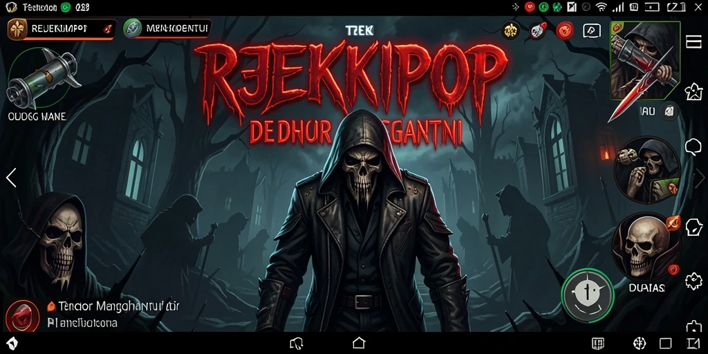 Screenshot gameplay <strong>REJEKIPOP</strong> menampilkan suasana mencekam dan menyeluruh.