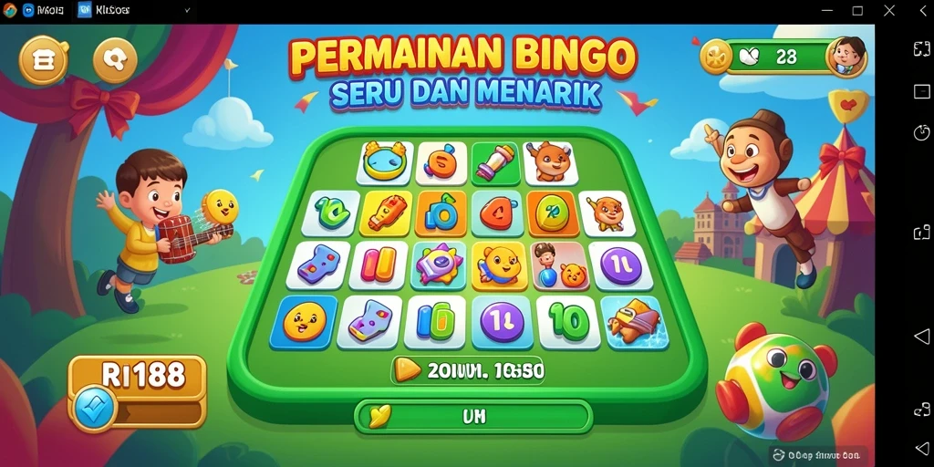 Tampilan screenshot gameplay Bingo yang menarik di RI188.