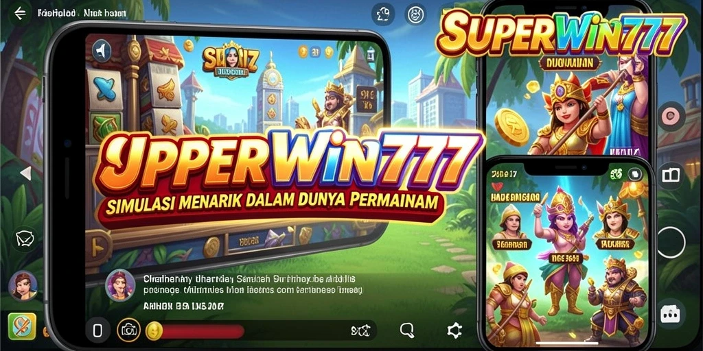 Screenshot menunjukkan gameplay yang seru dalam SUPERWIN777.