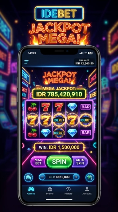Proses unduh yang mudah di aplikasi idebet.